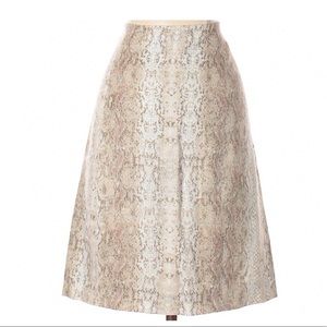 W by Worth A-Line Beige Skirt Size 0